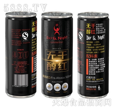 無(wú)醇干紅500ml