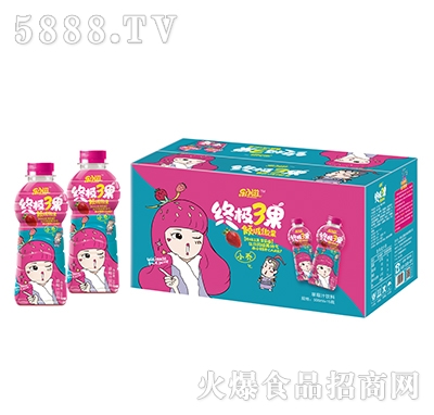 樂(lè)小滋草莓果汁飲料500mlx15瓶