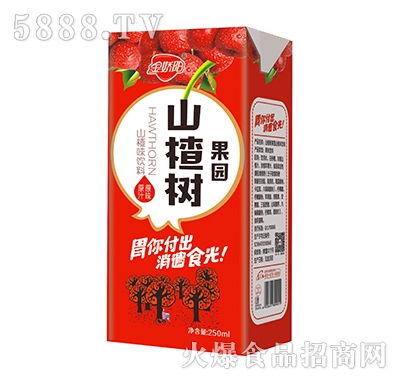 金嬌陽(yáng)山楂樹(shù)果園山楂汁250ml