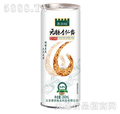 慕田峪無(wú)糖杏仁露240ml