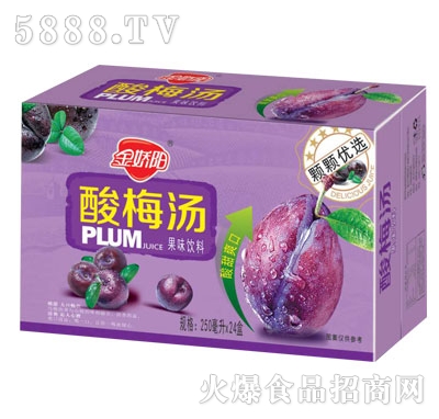 金嬌陽(yáng)酸梅湯果味飲料250mlX24