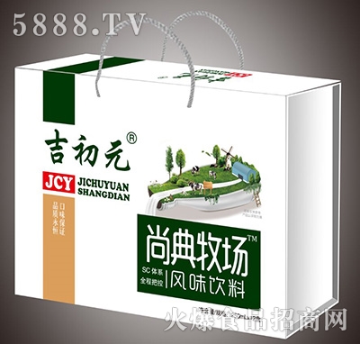 吉初元尚典牧場(chǎng)風(fēng)味飲料250mlx12盒