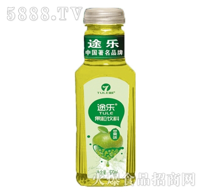 途樂果粒飲料蘋果味520ml