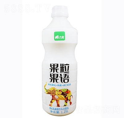 大象果粒果語(yǔ)果粒乳酸菌飲料1.25L