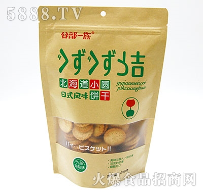 谷部一族北海道小圓餅干海鹽味238g