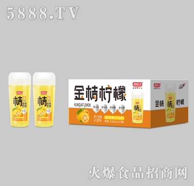 吉彩頭金桔檸檬復(fù)合果汁飲料428mlX15