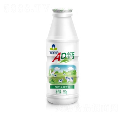 益正元AD鈣乳味飲品220g