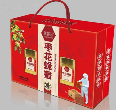 青蜂港棗花蜂蜜500g×3瓶