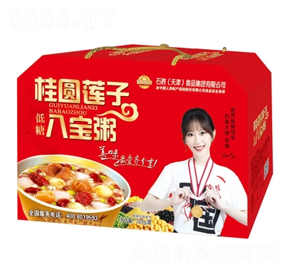 華藥養(yǎng)生桂圓蓮子八寶粥320克方便速食招商代理