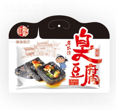 彭記軒老長沙臭豆腐香辣味休閑零食218g