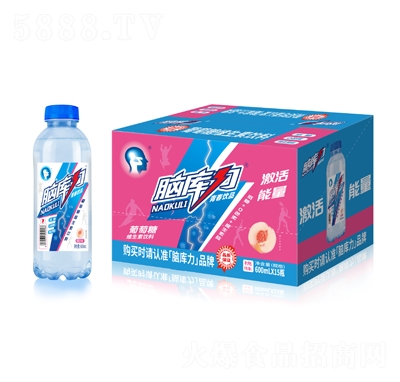 腦庫力葡萄糖維生素飲料桃味600mlX15瓶招商代理