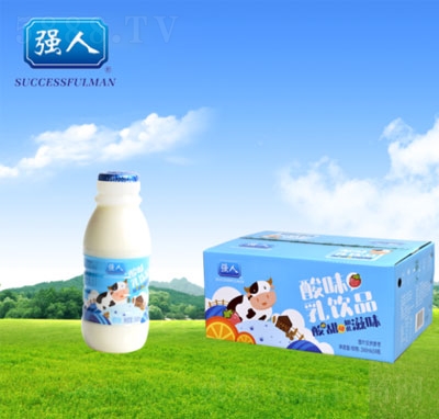 強(qiáng)人酸酸乳原味260ml4支6排