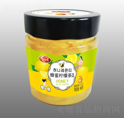 蜂香緣蜂蜜檸檬茶休閑飲品招商果醬沖飲品468克