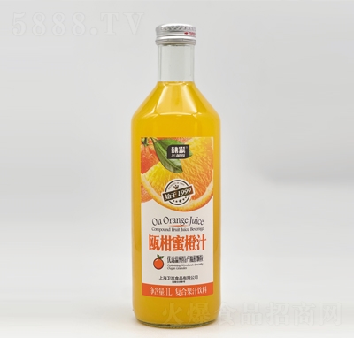 韓巢風尚甌柑蜜橙汁復合果汁飲料1L