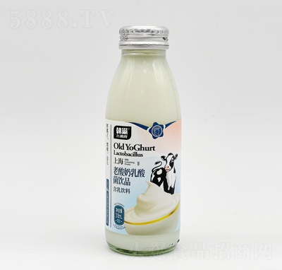 韓巢風尚上海老酸奶乳酸菌飲品含乳飲料318ml