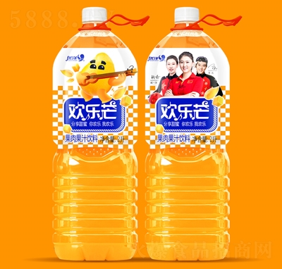 優(yōu)洋歡樂(lè)芒果肉果汁飲料2L