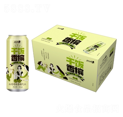 優(yōu)洋干飯香檳白葡萄香檳汽水490mlX15