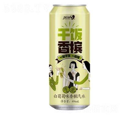 優(yōu)洋干飯香檳白葡萄香檳汽水490ml
