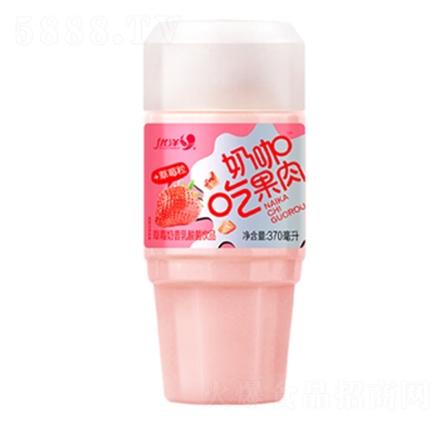 優(yōu)洋草莓奶昔乳酸菌飲品370ml