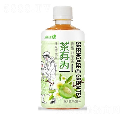 優(yōu)洋茶有為青梅綠茶450ml