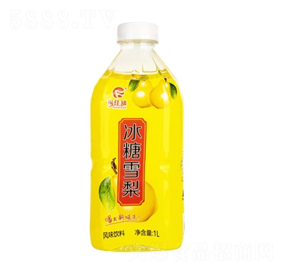 福佳緣冰糖雪梨風味飲料1L