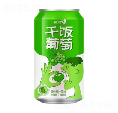 優(yōu)洋干飯葡萄果粒果汁飲料310ml