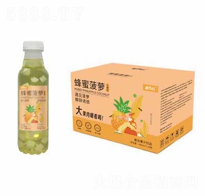 香格利蜂蜜菠蘿汁果肉果汁460ml×15