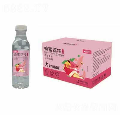 香格利蜂蜜荔枝汁果肉果汁460ml×15
