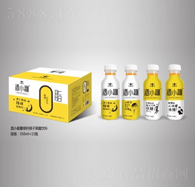 淼雨酒小趣葛根枳椇子果醋飲料350mlX15瓶