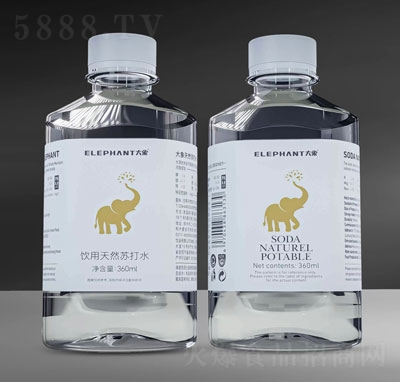 大象飲用天然蘇打水360ml