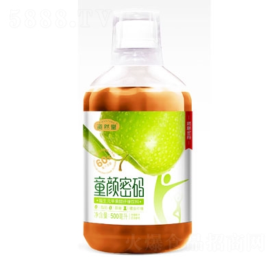 資然堂益生元蘋(píng)果醋纖維飲料500ml