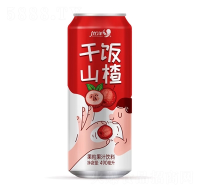 優(yōu)洋干飯山楂果粒果汁飲料490ml