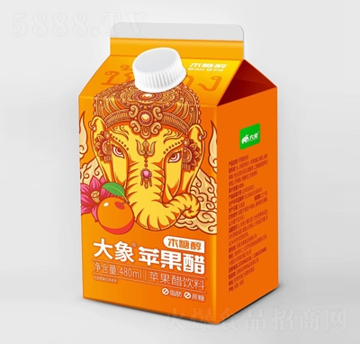 大象木糖醇蘋(píng)果醋480ml