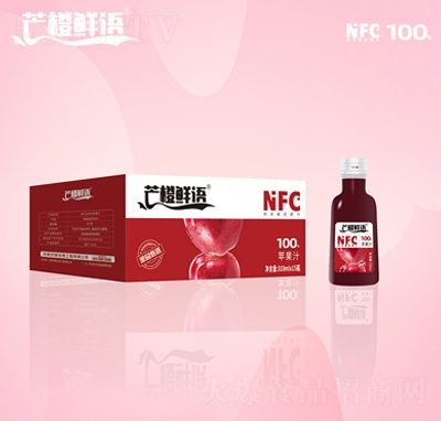 芒橙鮮語NFC100%蘋果汁310mlX15瓶