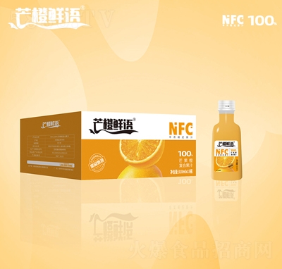 芒橙鮮語NFC100%芒果橙復(fù)合果汁310mlX15瓶