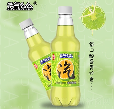 元氣么么汽水青檸味460毫升