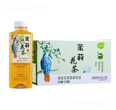 小輕果語茉莉花茶茶味飲品500mlX15瓶