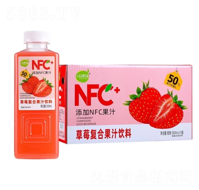 小輕果語草莓復合果汁飲料500mlX15瓶