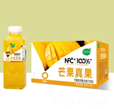 小輕果語芒果果肉復合果汁飲料488mlX15瓶