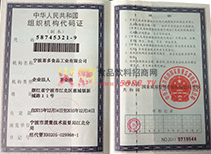 組織機(jī)構(gòu)代碼證