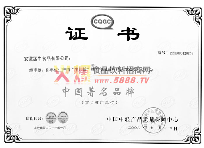 中國著名品牌