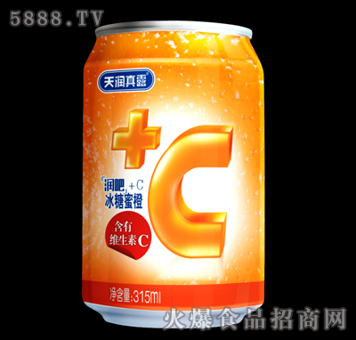 315ml天潤真露潤吧+C冰糖蜜橙