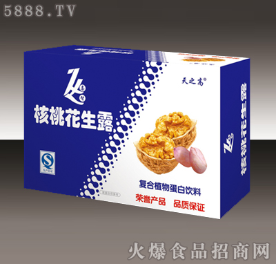 天之高核桃花生露240mlx16罐