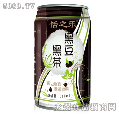 310ml恬之樂黑豆黑茶飲料