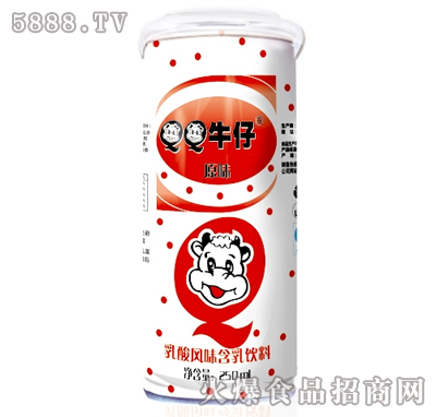 250mlQQ牛仔乳酸含乳飲料（原味）