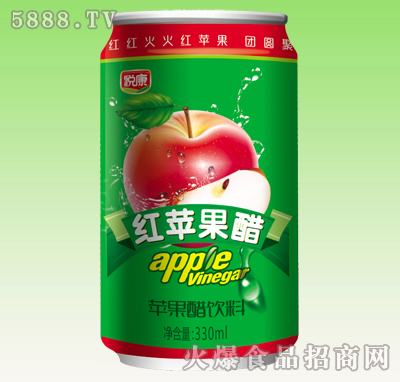 悅康紅蘋果醋飲料330ml