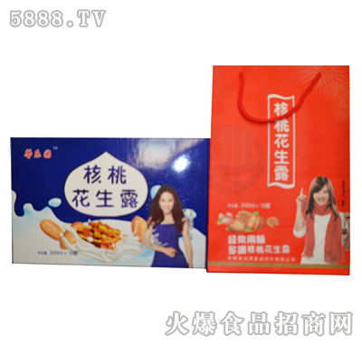馨樂(lè)園核桃花生露240ml×16瓶