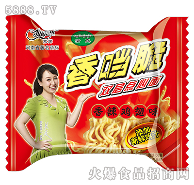 68g京輝香當(dāng)脆雙層點(diǎn)心面香辣雞翅味