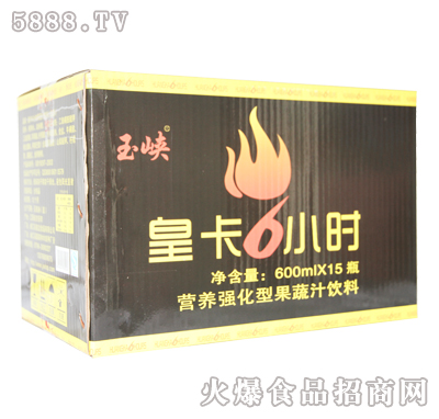 皇卡6小時營養(yǎng)強化型果蔬汁飲料600mlx15瓶
