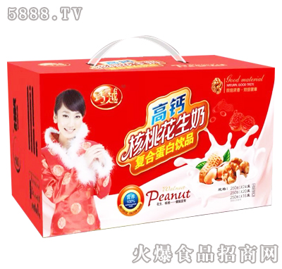巧越高鈣核桃花生奶復合蛋白飲品禮盒裝